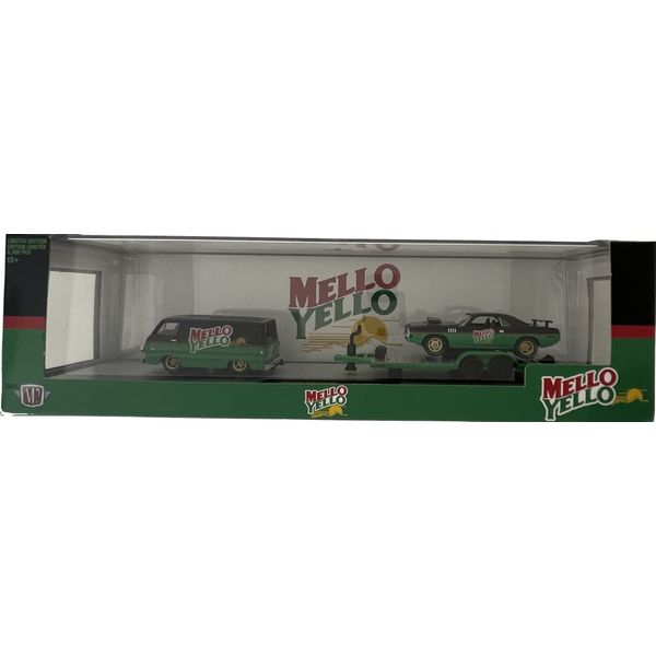 M2 Machines 1967 Dodge A100 Panel Van & 1971 Plymouth Hemi Cuda, [Mello-Yello]