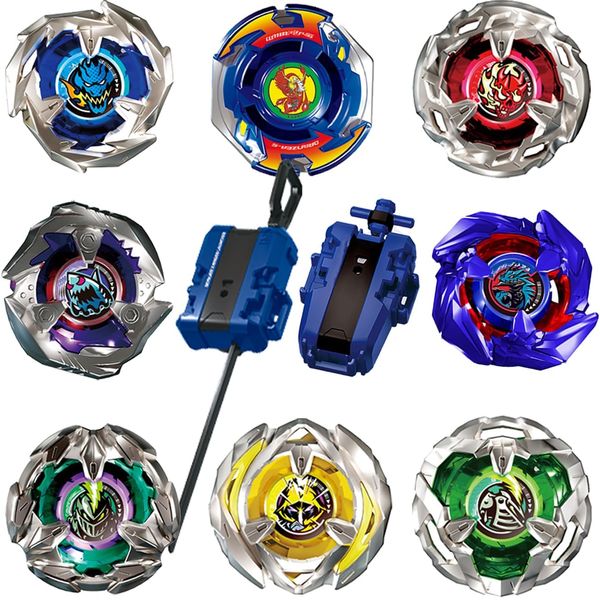 ASVEXKW Bey Battling Set, Spinninning Top Burst Blade Toy Combat Battling Game Set, Spinning & Launchers, Greats Birthday Gift for Boys, 8 Spinning Tops