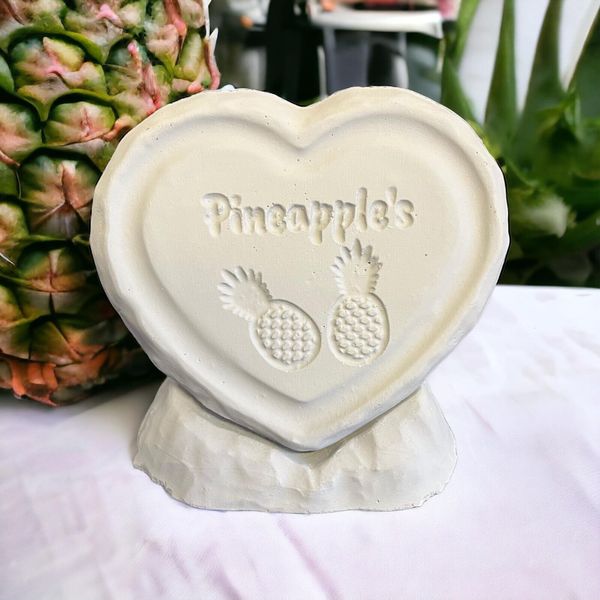 Pineapple Fruit & Veg Stone Ornament Home Garden Gift Excited To Learn In Style