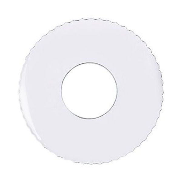 Upgradelights® Glass Bobeche Serated Candle Wax Catcher Ring