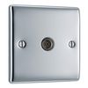 BG Electrical Single Co-Axial Socket