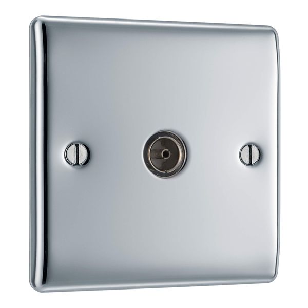 BG Electrical Single Co-Axial Socket