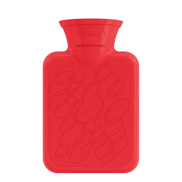 Fashy Latex Free Pocket Hot Water Bottle Coral 0.3L