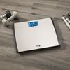 Eat Smart Precision 550 Pound Extra-High Capacity Digital Bathroom Scale, Extra-Wide Platform, Stainless Steel Body Weight Scale with Step-On Tech, Silver