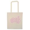 Flox Creative Tote Bag Pink U Ok Hun Natural