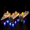BRIKSMAX Led Lighting Kit for Creator Titanic - Compatible with Lego 10294 Building Blocks Model- Not Include The Lego Set