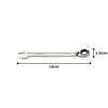 Tone Switchable Ratchet Glasses Wrench RMR-15 Double Side Width 0.6 inch (15 mm)