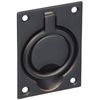 Baldwin 0395112 Flush Ring Pull, Aged Bronze