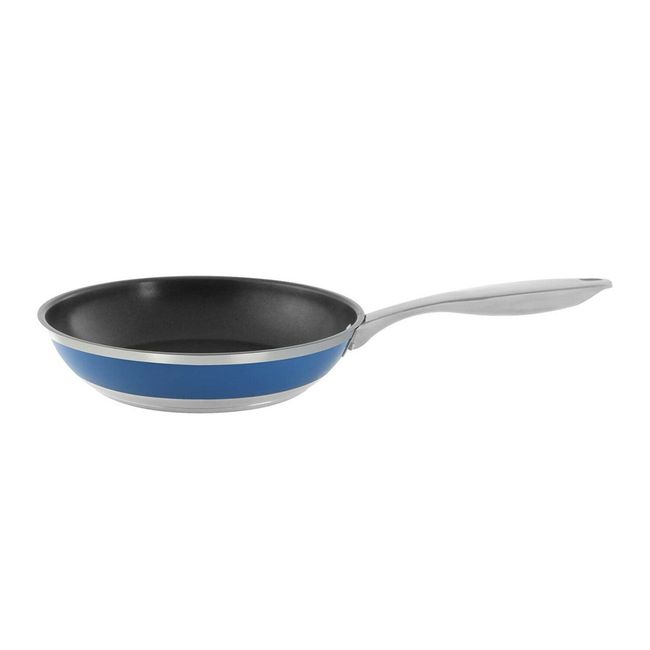 Chantal Stripes 10 Inch Nonstick Fry Pan with Blue Cove Band