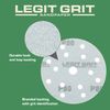 6 inch Sand Paper Disc, 15-Hole, 60 Grit, 100 Pack