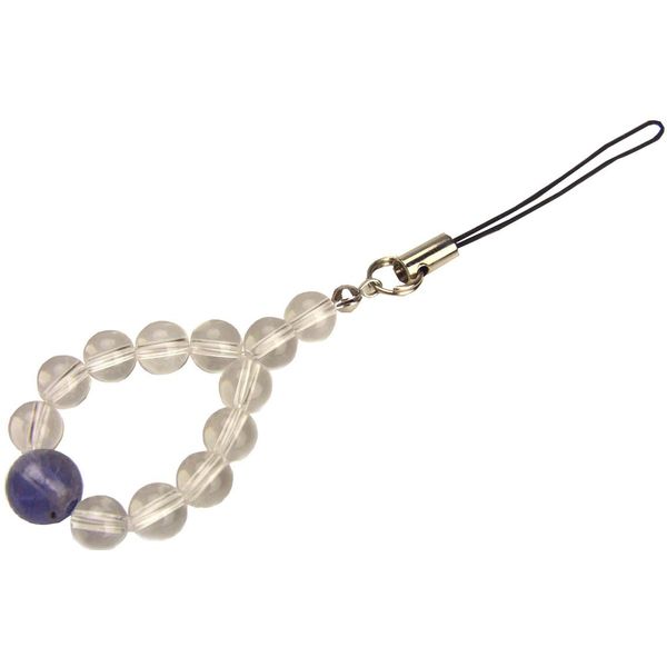 Feng Shui Power Stone Mini Strap Crystal & Iolite, Stone Aluminum