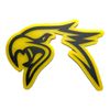 Yellow HellHawk Emblems fits wk2 Jeep Trackhawk Grand Cherokee Track Hawk