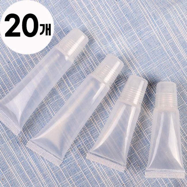 20 Subdivision Containers Empty Cosmetic Bottles Toothpaste Hand Cream Tube Containers 20pcs 5ml 10ml 15ml