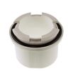White Hunter R400 Uni-Fit Gutter Outlet Universal Spigot for Round or Square Downpipe