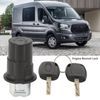 Bonnet Lock Replacement Part, 1926225 Anti Rust High Strength Precise Match Engine Bonnet Lock Direct Replacement with 2 Keys for Transit Custom