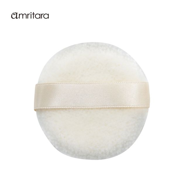 <br> amritara organic cotton puff<br> amritara powder puff sponge 4582341743373