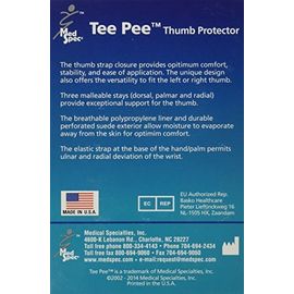 Med Spec Tee Pee Thumb Protector, Black - Large
