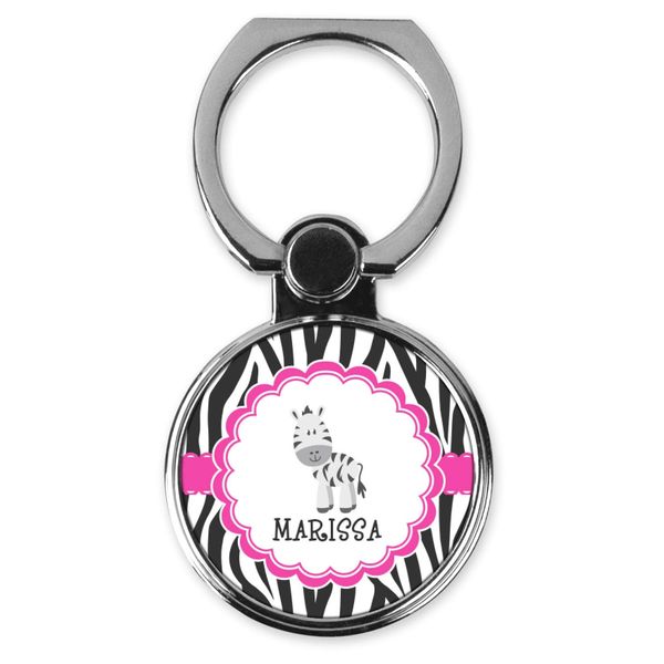 YouCustomizeIt Personalized Zebra Cell Phone Ring Stand & Holder