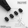 3-Function Kitchen Sink Spray Nozzle with 9 Adapters Fit with Moen,Delta, Kohler