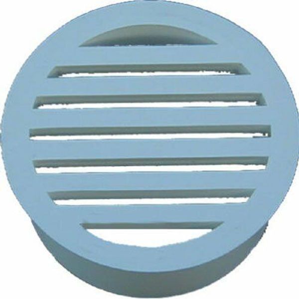 Genova Products PVC Floor Strainer, fits 4 inch PVC Pipe