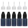 Vicloon Roller Stamp Ink, 5pc Refills for Security Stamp, 10ml Ink, Wide Rolling Needle Tips