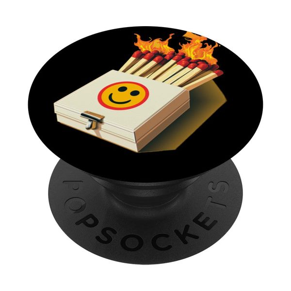 Cool matchbook with funny matches PopSockets Swappable PopGrip