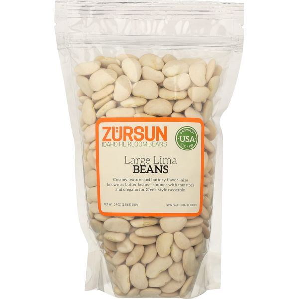 ZURSUN Beans Large Lima, 24 OZ