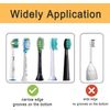4 Pack Electric Toothbrush Head Holder Storage Case Toothbrush Holder, Electric Toothbrush Holder, No Mess, Hygienic Toothbrush Head Holder, No Grime Build-Up, Transparent