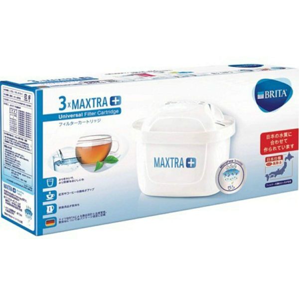 Brita Maxtra+ Water Filter Pot Cartridge (Japan Specifications; Japan Official Product)