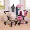 Roma Dolls Pram Fur Handmuff - white