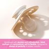 MAM *2-Pack* Personalised Dummy Pacifier Soother, 2 Sizes, Heart Font