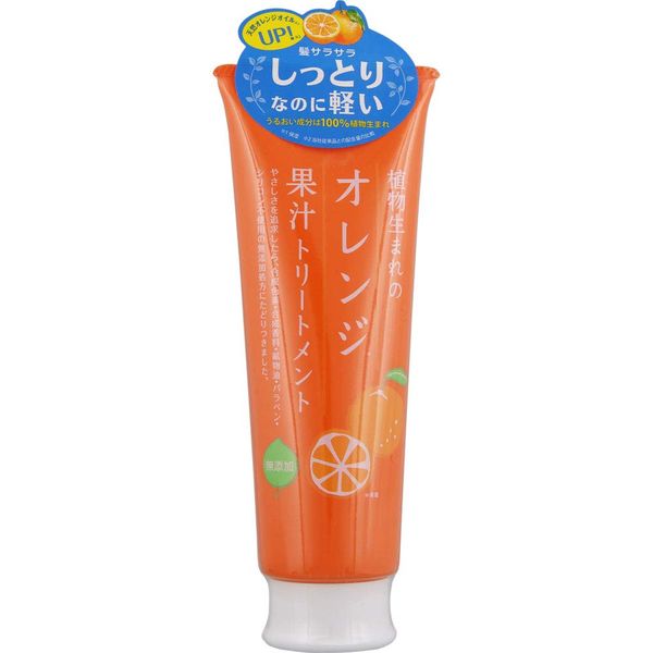 Orange Fruit Juice Treatment N, Made from Plant, Tangle and Moisturizing, Smooth, Non-Silicone, Hair Care, 8.8 oz (250 g)