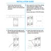 6-Pack One Gang Old Work Electrical Outlet Box, Standard 14 Cubic Inch