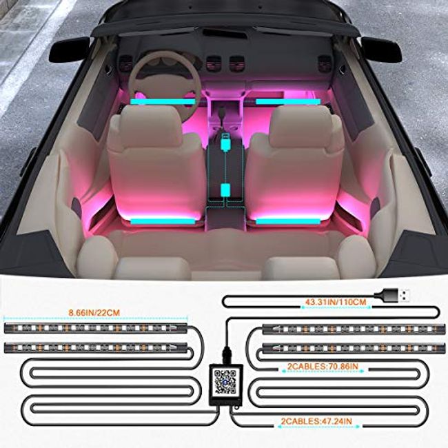 Interior Led Lights, Car Ambient Lights, Door Lights Cars