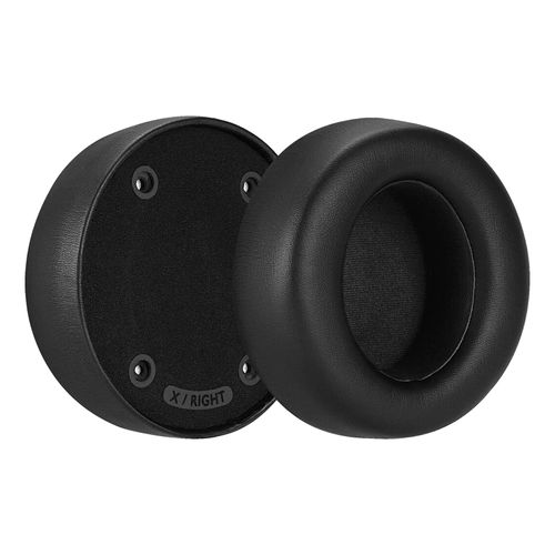 Geekria QuickFit Protein Leather Replacement Ear Pads for Philips Audio Fidelio X2HR, X1 Headphones Ear Cushions, Headset Earpads, Ear Cups Repair Parts (Black)