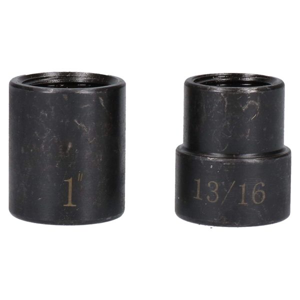 AB Tools 2pc 1/2" Drive Locking Wheel Nut Socket Remover Set (19-26mm)