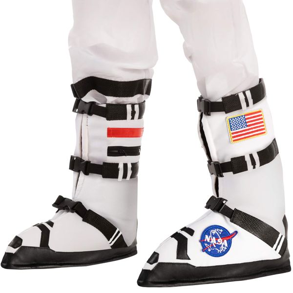 Spooktacular Creations Astronaut NASA Pilot Costume Boots for Kids Halloween Trick or Treat Party Favors Dress Up(S)