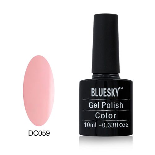 Bluesky Gel Nail Polish, Sweet Pink DC059, Light Pink, Pale, Long Lasting, Chip Resistant, 10 ml (Requires Drying Under UV LED Lamp)