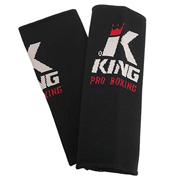 King PRO Boxing Foot Wraps Black