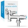 Bächlein Universal Auxiliary Valve - Eckfix Device Valve Made of Brass with Backflow Preventer