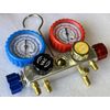 4 Way HVAC Mini Split Diagnostic Manifold Gauge & Hoses Set for R32 Refrigerant