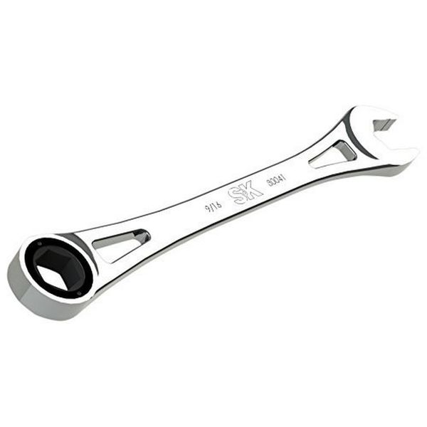 SK Tools USA 9/16", 6 Point, X-Frame® Combination Ratcheting Wrench | 80041