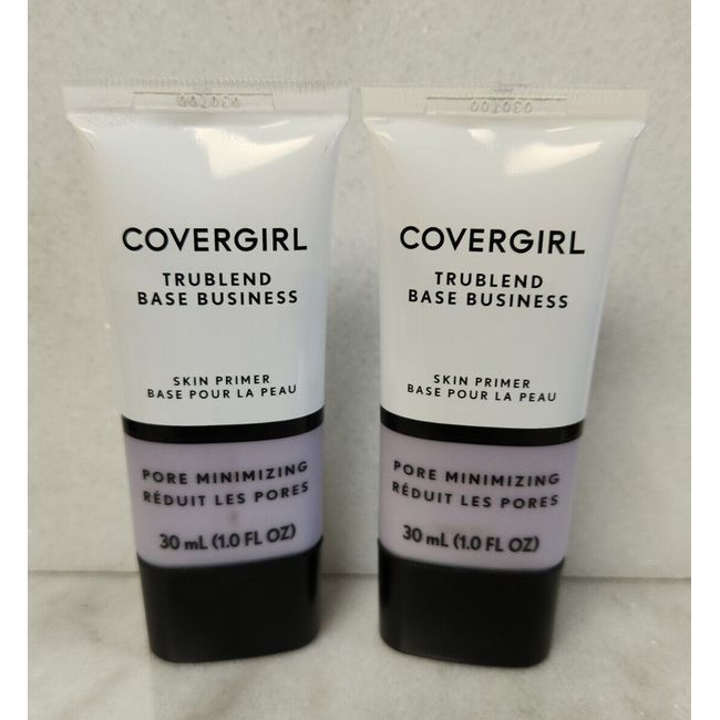 2- Covergirl Trublend Base Business Skin Primer Pore Minimizing 1 fl oz.