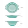 Collapsible Colander – Pastel Assorted Colours – Space-Saving Folding Strainer for Kitchen, Camping & Caravanning – 23.5cm Diameter – PP & TPR (Green)