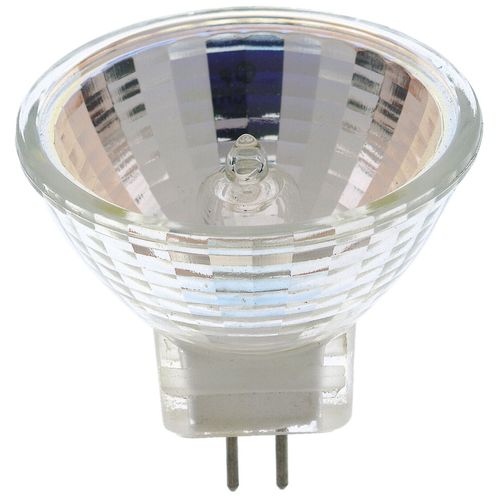 Satco S3152 20 Watt MR11 Halogen GZ4 Base 12 Volt Clear SP 12 Beam Pattern Light Bulb, No Lens