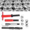 11Pcs Helical Threaded Insert Kit Stainless Steel Twisted Drill Wrench Tap Insertion tool M16x1.5
