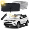 52" Foldable Car Windshield Sun Shade Umbrella Front Window Sunshade UV Umbrella