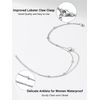 Ankle Bracelets for Women Plus Size Silver Initial Heart Anklet