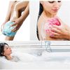 YUEMING 5 pcs Mesh Pouf Bath Sponge, Bath Sponge Shower Loofahs Balls, Mesh Loofah Body Exfoliating Shower Ball Shower Sponge for Women and Men(Random Color）