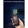 CUSBON Digital Multimeter, Auto-Rang Voltage Meter AC/DC Voltmeter Ohmmeter and Continuity Test with Backlit LCD, NCV Function